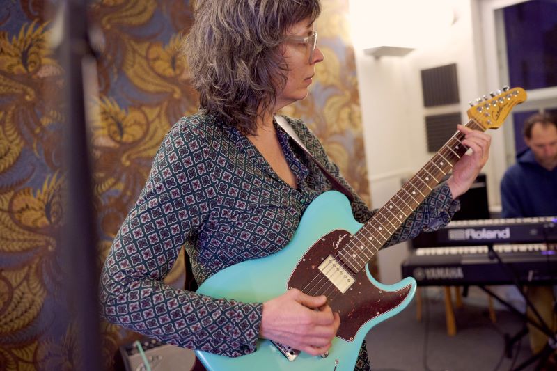 Elguitar Blå 2 Spot