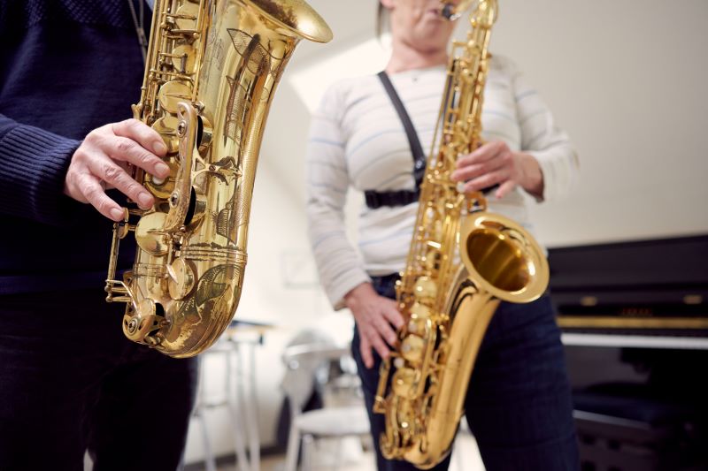 Saxofon Med To Closeup 2 Spot